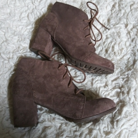 Steve Madden Shoes - Madden Girl torch bootie dark taupe 7